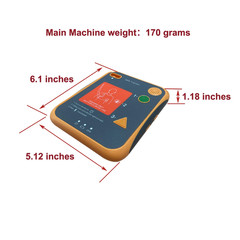 2Set AED Trainer Portable CPR Training Simulator First Aid Practice Demo Device