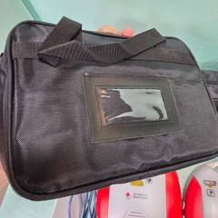 American Red Cross AED Trainer CPR Training Defibrillator w Pads & Case SET OF 2