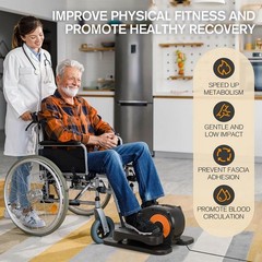 ESL Under Desk Elliptical Portable Leg Exerciser for Seniors Assembled Seated
