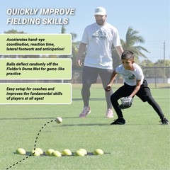 Fielder’S Dome Mats Fielders Dome Mat And Softball Bad Hop Training Equipment