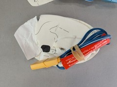American Red Cross AED Trainer Training Practice Device English & Spanish WORKS