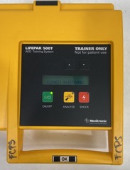 Medtronic Physio-Control Lifepak 500T AED Trainer w/ Case *No Electrodes*
