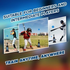 Yurttech Baseball Tee Ball Pop Up Baseball Training Equipment Skill Development