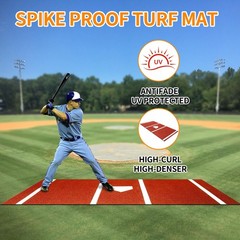 Honeypet Portable Baseball Practice Hitting Mat 10 X 3.8 For Batting Cage