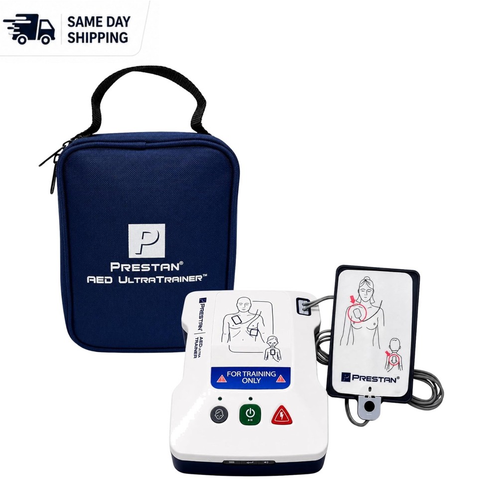 AED UltraTrainer: Realistic Training Device with Bilingual Voice Guidance