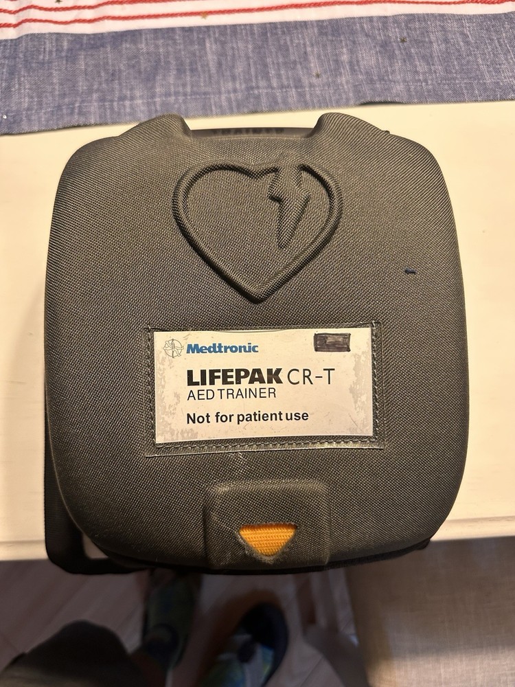 Medtronic LIFEPAK CR-T AED Trainer With Case & Electrodes