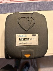 Medtronic LIFEPAK CR-T AED Trainer With Case & Electrodes