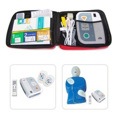 AED Trainer XFT-120C+ First Aid Training Teaching Kit Train Electrode Pad Cable