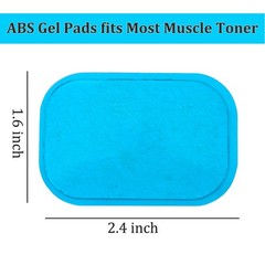 KASBEE ABS Gel Pads, 50PCS Muscle Stimulator Pads Replacement for Ultimate…