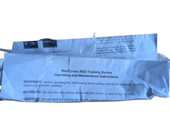 American Red Cross AED Trainer Training Practice Device English & Spanish WORKS