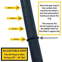 Rope Bat – The Original Patented Rope Bat Swing Trainer Baseball Softball Swing