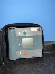 HP Heartstream Semi Automatic AED, With Case, No Pads Or Battery