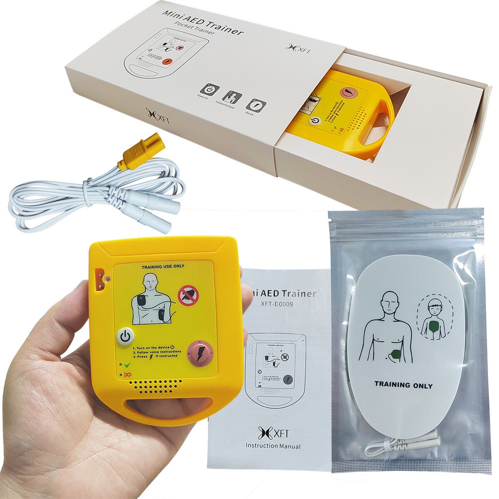 New 1Sets/Pack Mini Mutil-Language Voice AED Trainer For First Aid Training