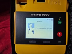 Coretec Trainer 1000 Defibrillator Guide Simulated Analysis cpr aed