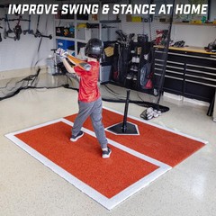 Gosports Baseball And Softball Hitting Mat Batting Stance Alignment Guide – 6 X