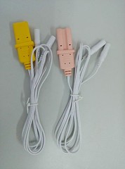 2 Pieces AED Trainer Electrode Cable Wire For AED TRAINing XFT 120 120C+