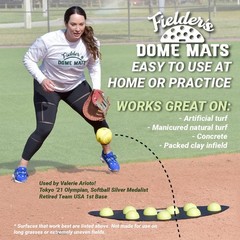Fielder’S Dome Mats Fielders Dome Mat And Softball Bad Hop Training Equipment
