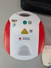 American Red Cross AED Trainer Training Practice Device English & Spanish WORKS