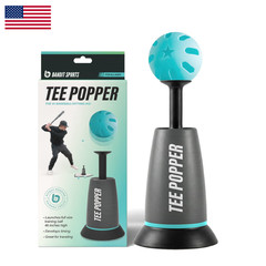 Bandit Sports Tee Popper Durable Nylon Strength Batting Tee For Perfect Swings