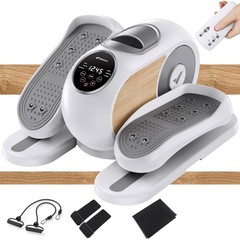 MERACH Under Desk Elliptical Machine, Leg Exerciser, Sitting, 12 Speeds, Quiet