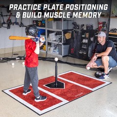 GoSports Baseball and Softball Hitting Mat – 6 x 4 ft