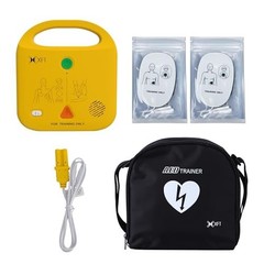 AED Trainer Device with 5 Training Modes Voice Prompts English French Italian