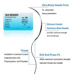 Spectabilis Suture Practice Kit,Silicone Suturing Pad with Wound Closure…