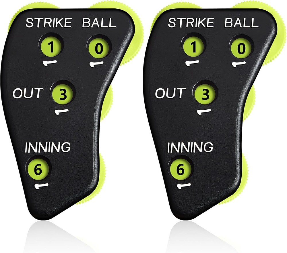 Deekin 4 Wheel Baseball Umpire Clicker Black Indicator Gear Practical Baseball C