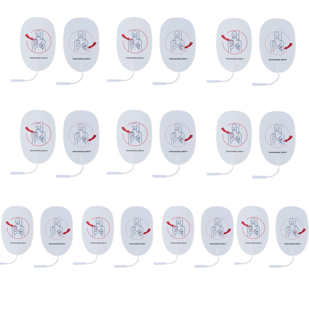 10Pair AED Training Pad Adult Pediatric Child of AED Trainer XFT-D0009 XFT-120C+