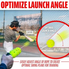 Franklin Sports Launch Line Baseball Hitting Trainer Batting Practice