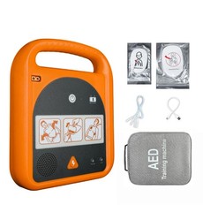 Portable AED Trainer Device – 4 Scenarios, English Voice Prompts for First Aid S