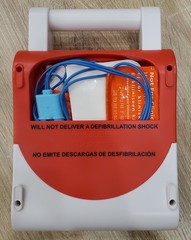 2 American Red Cross AED Trainer Training Practice Device English & Spanish