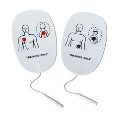 Mini AED Trainer Pads – 5 Pairs Practice Pads for Adult & Child Use, Replacement