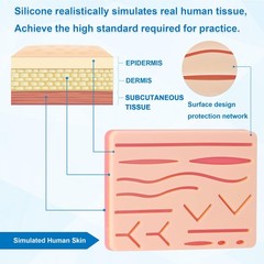Spectabilis Suture Practice Kit,Silicone Suturing Pad with Wound Closure…