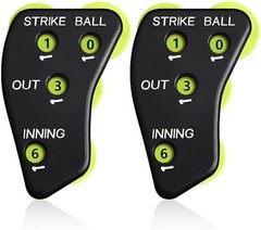 Deekin 4 Wheel Baseball Umpire Clicker Black Indicator Gear Practical Baseball C