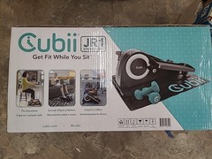 Cubii JR1 Under Desk Elliptical, Mini Pedal Exerciser, Home/Office, Seniors, Aqu
