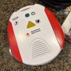American Red Cross AED Trainer Training Practice Device English & Spanish WORKS