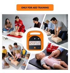 Portable AED Trainer Device – 4 Scenarios, English Voice Prompts for First Aid S