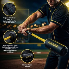 Airaperto Baseball Softball Rope Swing Trainer – Batting Training Tool Batting
