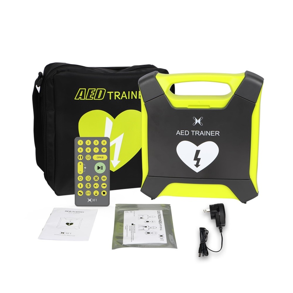 AED Trainer, XFT AED Training Kit CPR Training Equipment Training Device Auto…