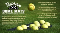 Fielder’S Dome Mats Fielders Dome Mat And Softball Bad Hop Training Equipment
