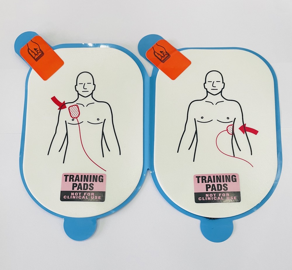 Pack of Adult AED Training Pads Replacement Train Pad of Defib Trainer Universal