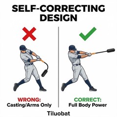 Tiluobat Baseball Hitting Trainer Set -Train Batting Skills Centrifugal