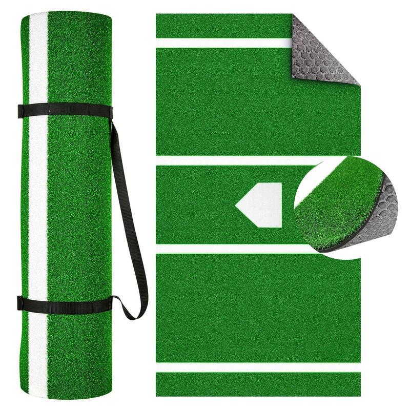 Honeypet Thickened Upgraded Version Baseball Hitting Mat Exercise Mat Softball