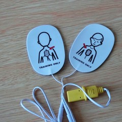 2 Pieces AED Trainer Electrode Cable Wire For AED TRAINing XFT 120 120C+