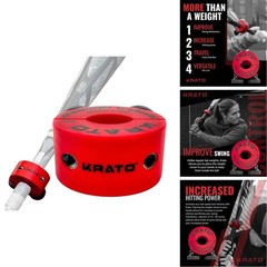 Krato Bat Weights Krato Bat Batting Training Aid Placed Above Through Hit Live