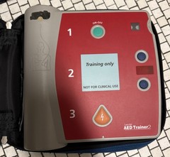 Laerdal Link AED Little Anne & AED Heartscan EUC Tested & Working Plz Read