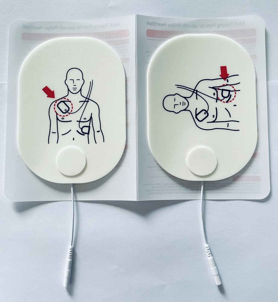 Adult Training Pads Train For Philips Heartstream Heartstart AED Trainer Fr Fr2