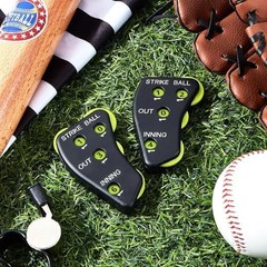 Deekin 4 Wheel Baseball Umpire Clicker Black Indicator Gear Practical Baseball C