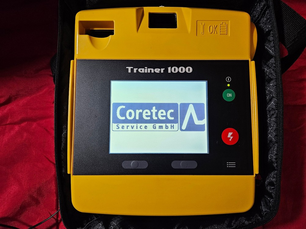 Coretec Trainer 1000 Defibrillator Guide Simulated Analysis cpr aed